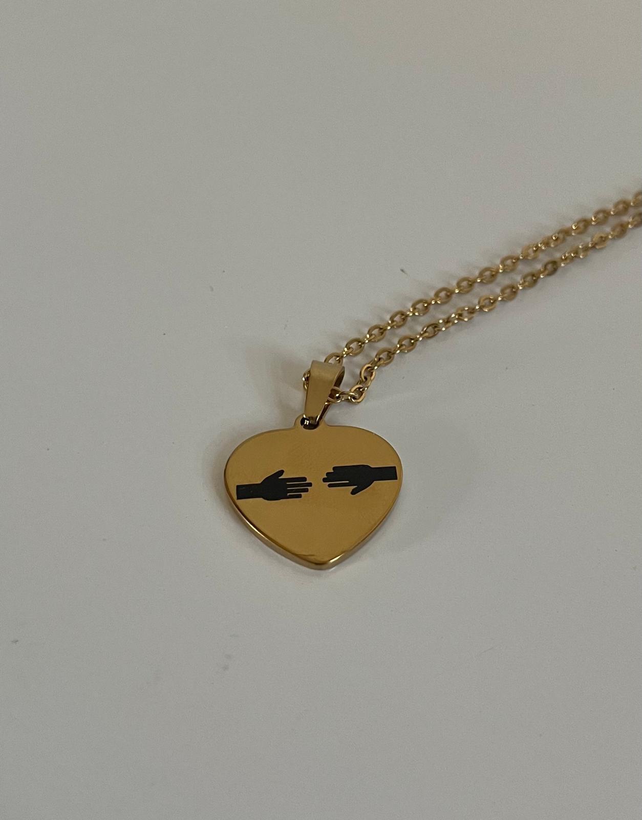 Kette Schützende Hände Gold