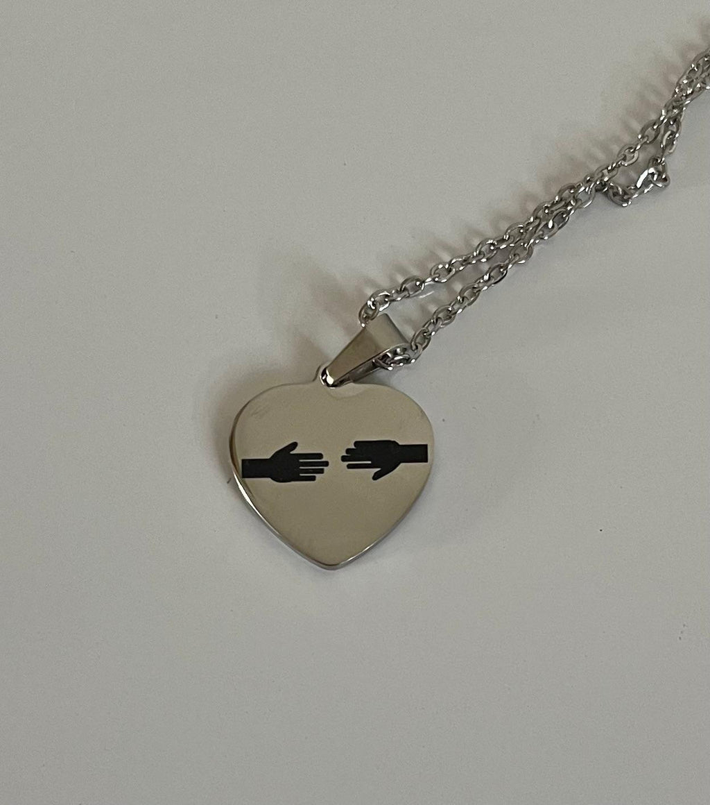 Kette Schützende Hände Silber