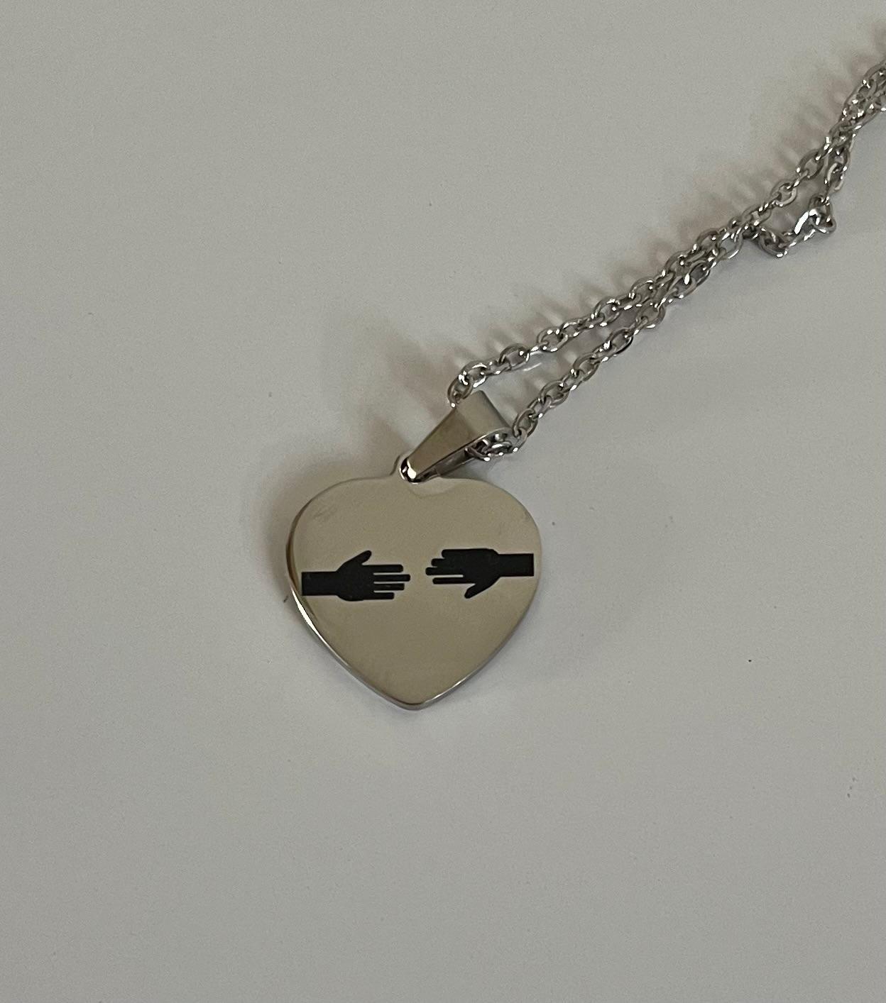 Kette Schützende Hände Silber