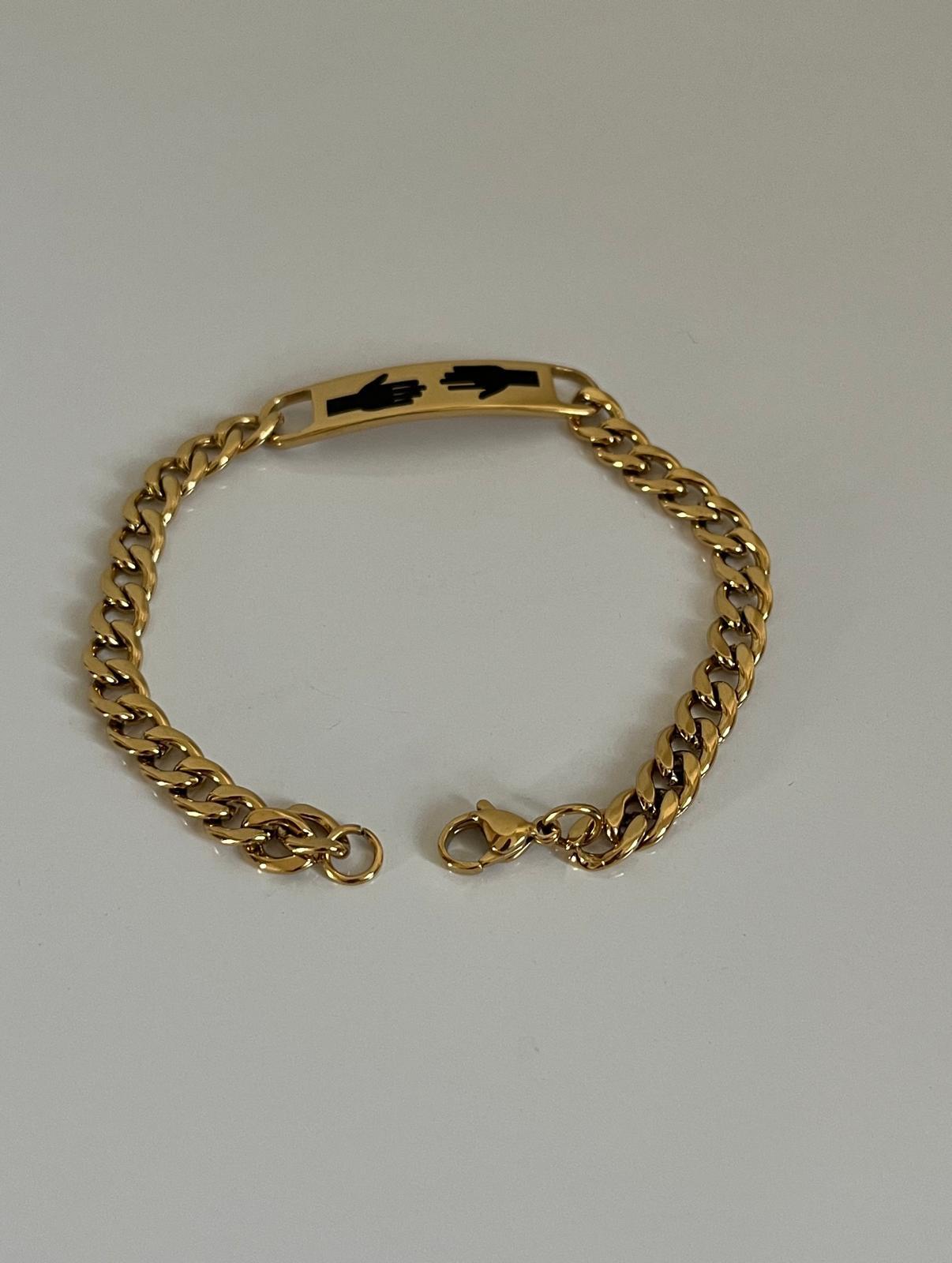 Armband Schützende Hände Gold