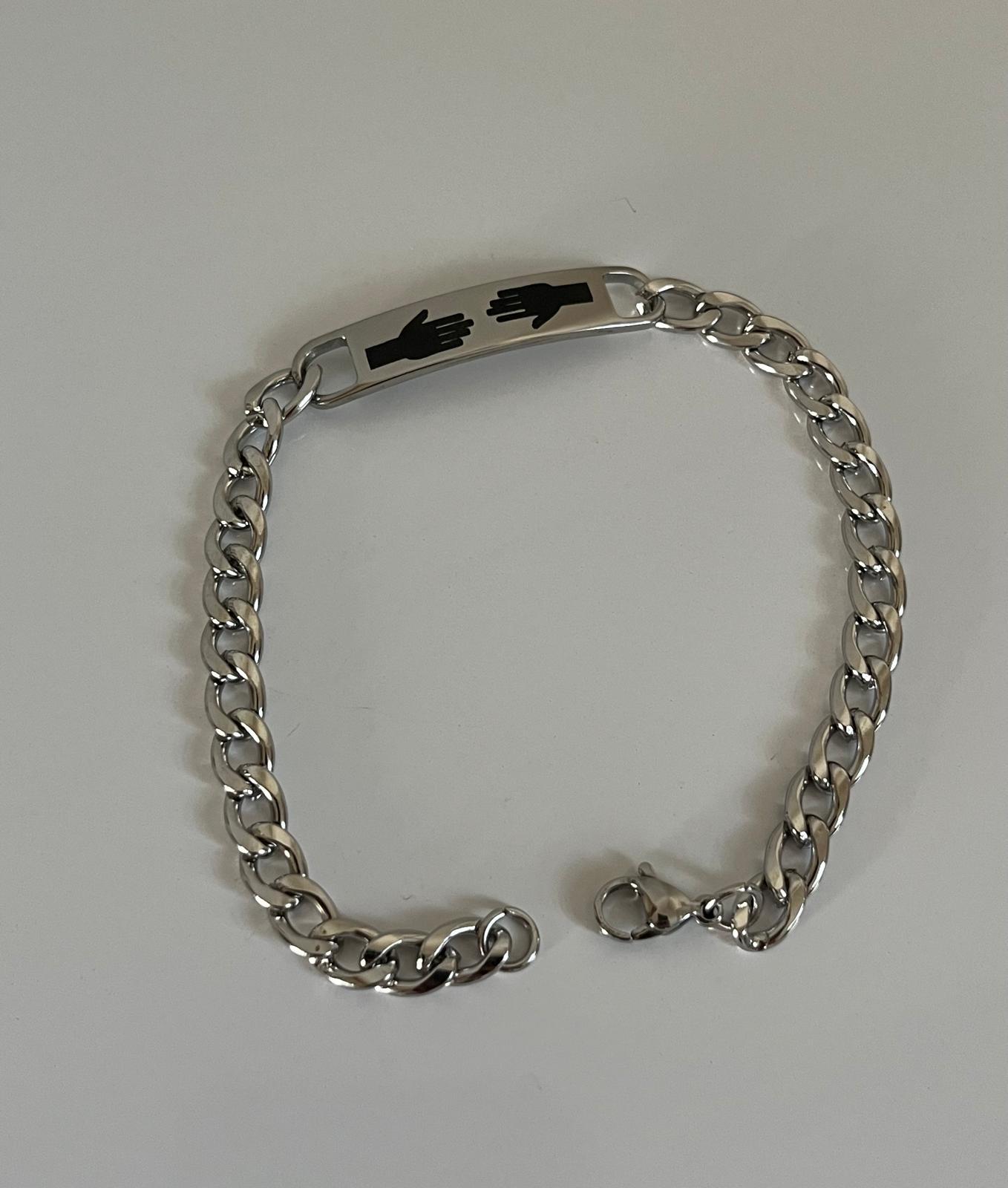 Armband Schützende Hände Silber