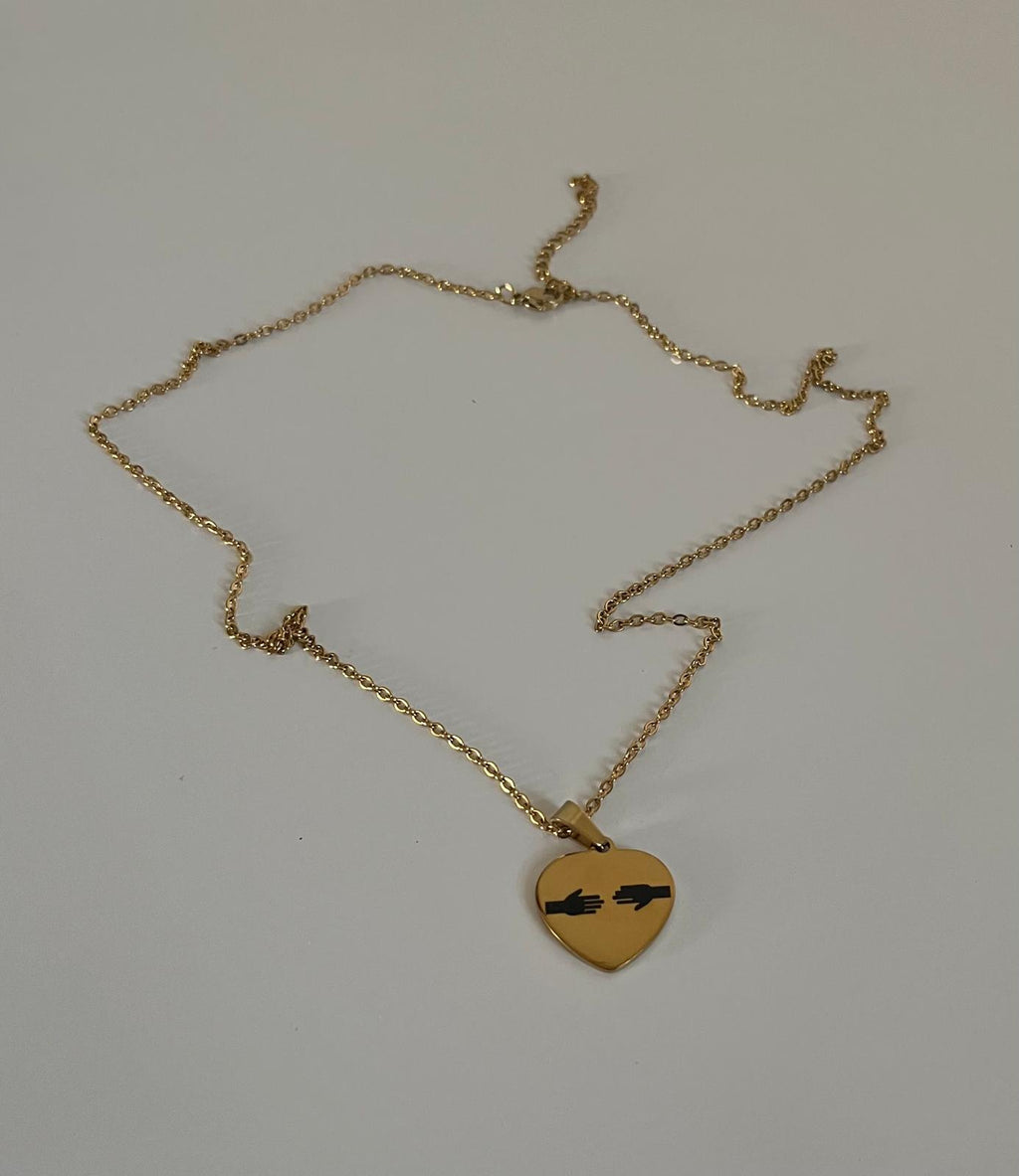 Kette Schützende Hände Gold