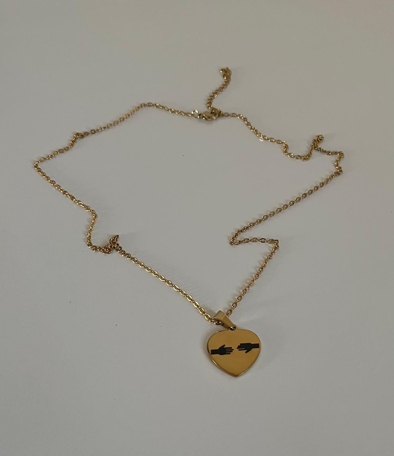 Kette Schützende Hände Gold