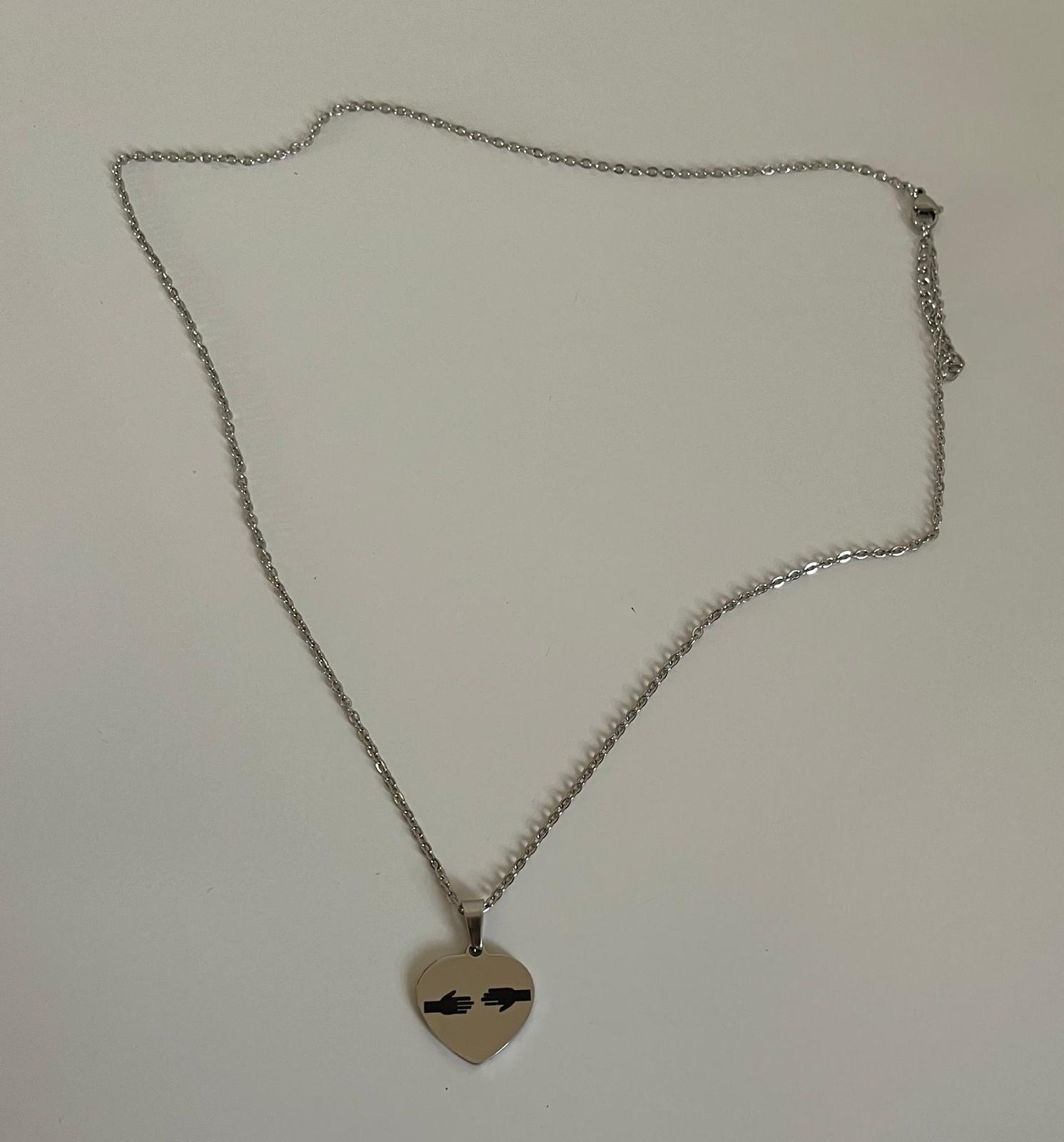 Kette Schützende Hände Silber